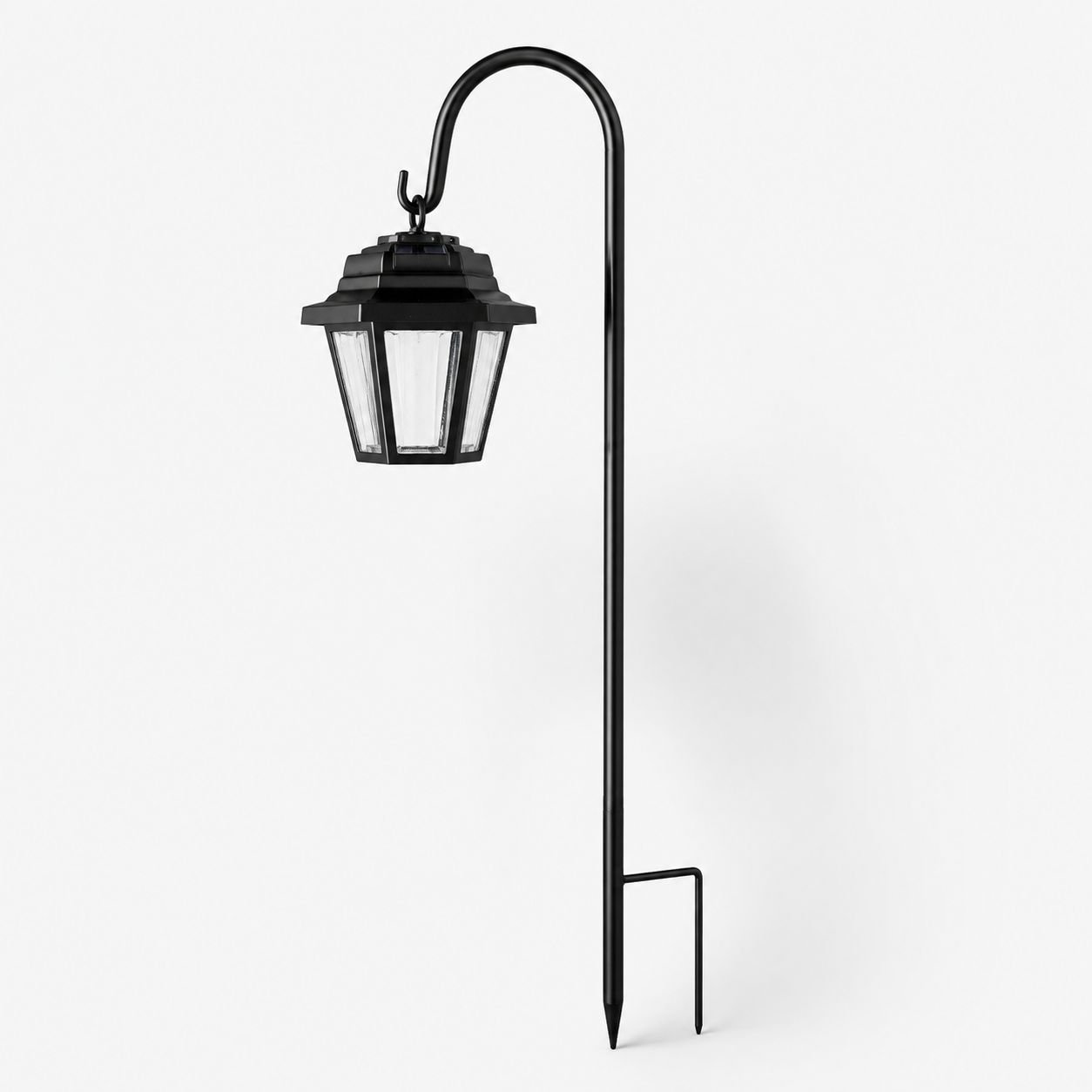 Hexagonal palace lantern, lawn lantern, solar-powered outdoor courtyard lantern, garden villa landsc