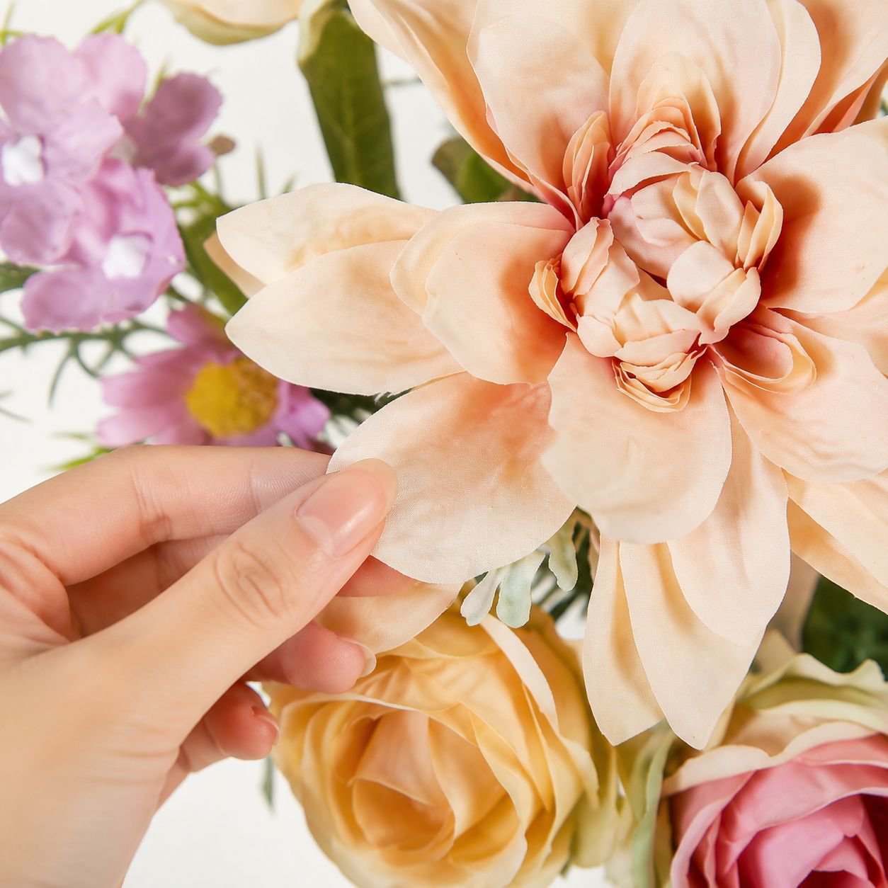 Elegant indoor flower pots arrangement