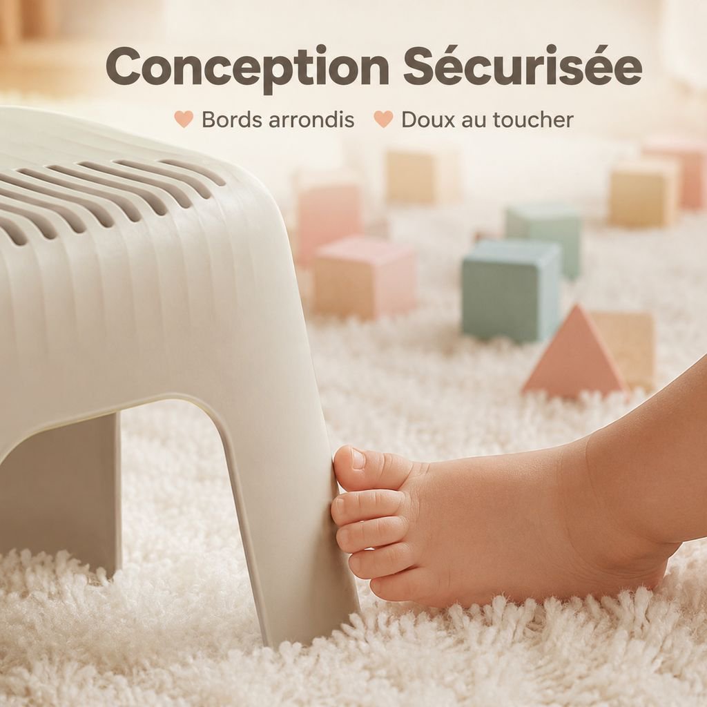 Tabouret en plastique antidérapant empilable et épaissi