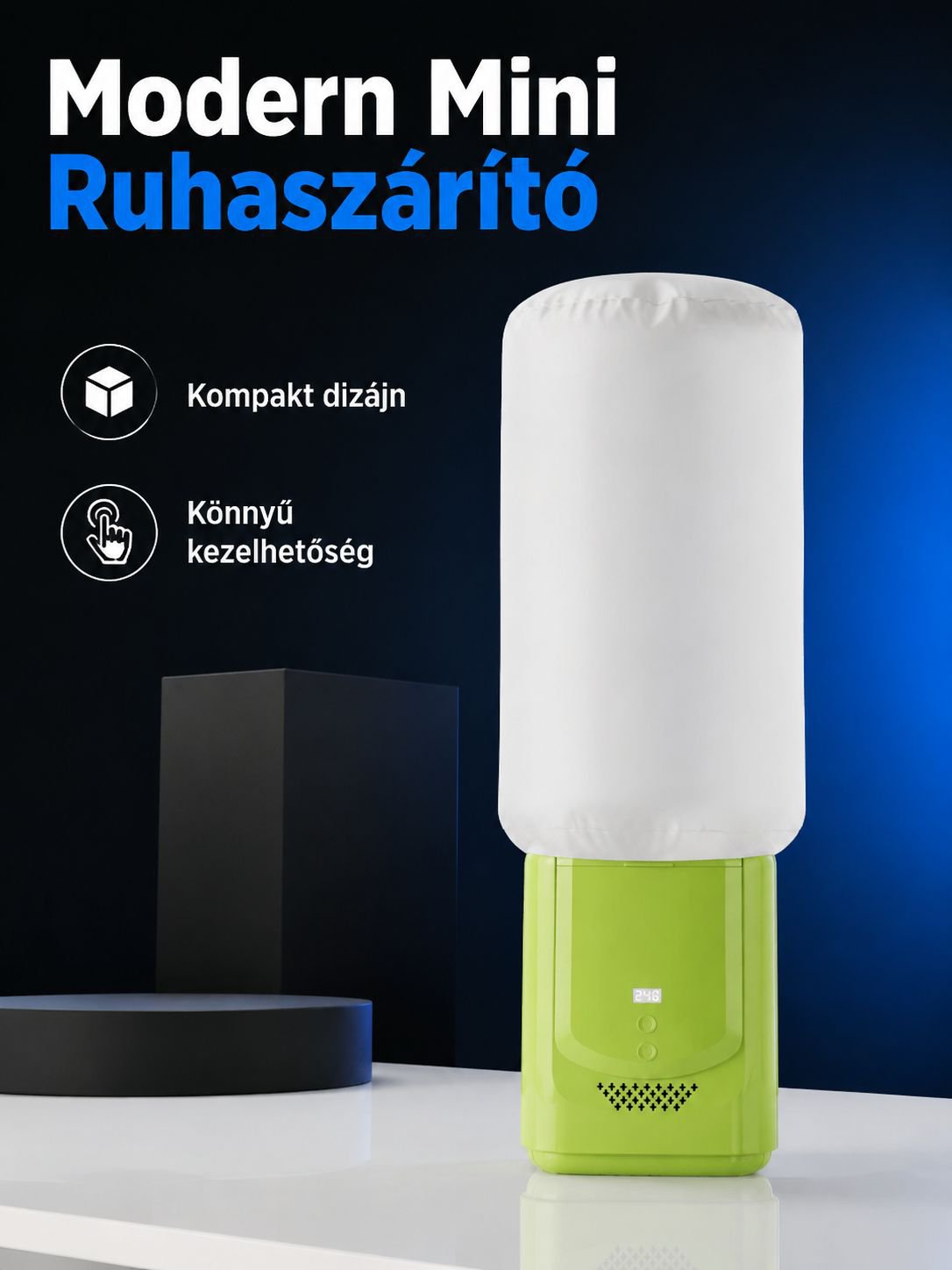 Hordozható mini ruhaszárító, összecsukható