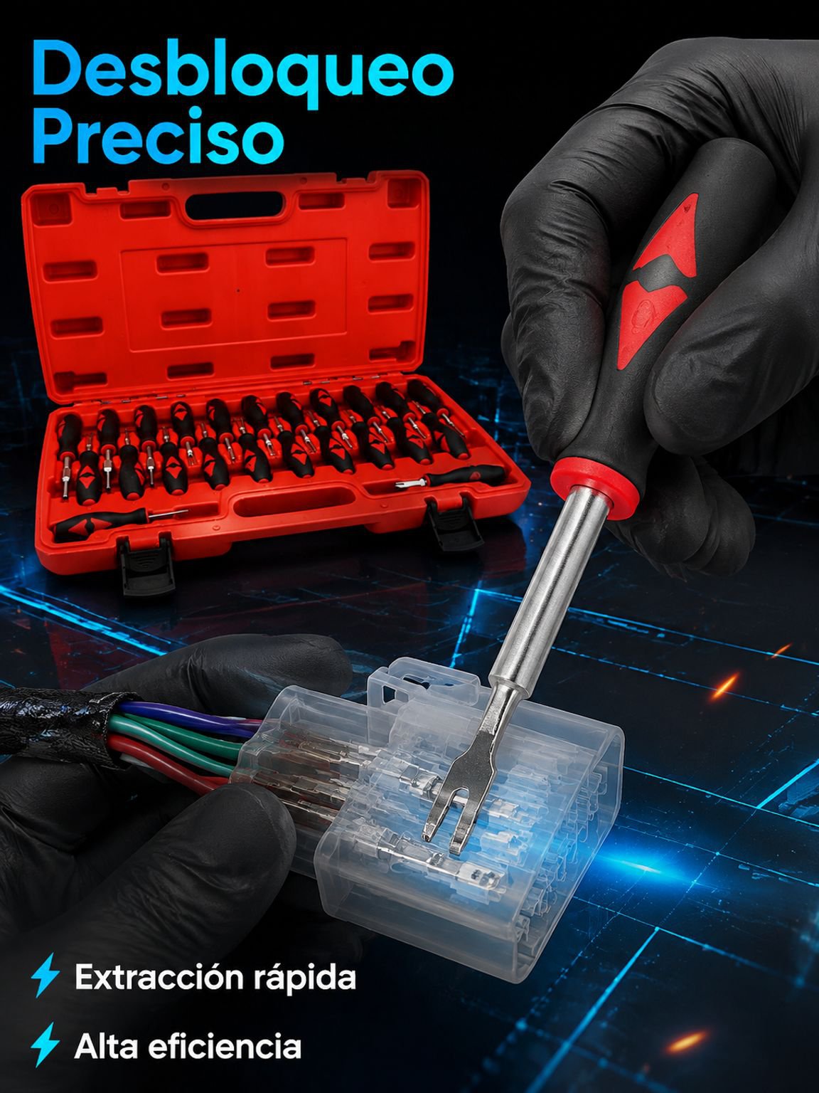 Extractor de terminales compatible con modelos Audi