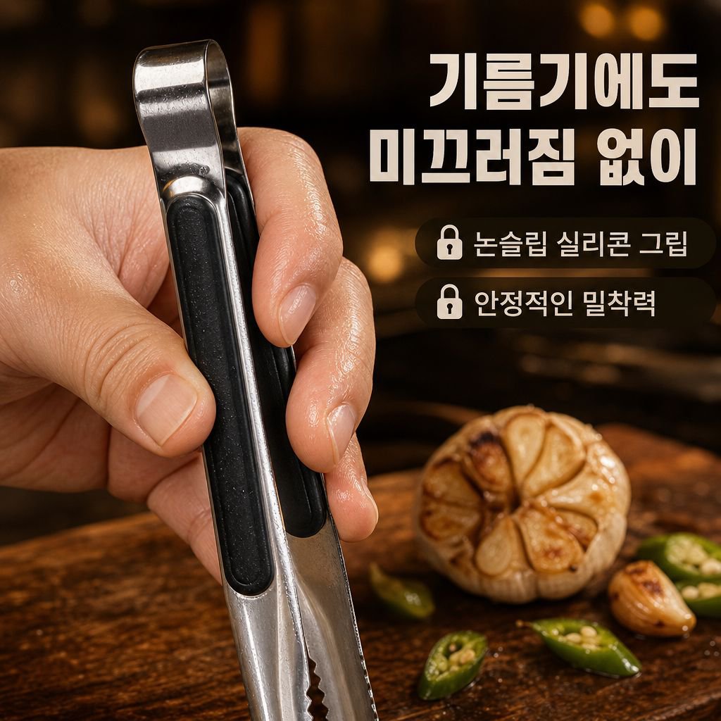 바베큐 집게 스테인리스 식품 집게 방열 바베큐용 집게