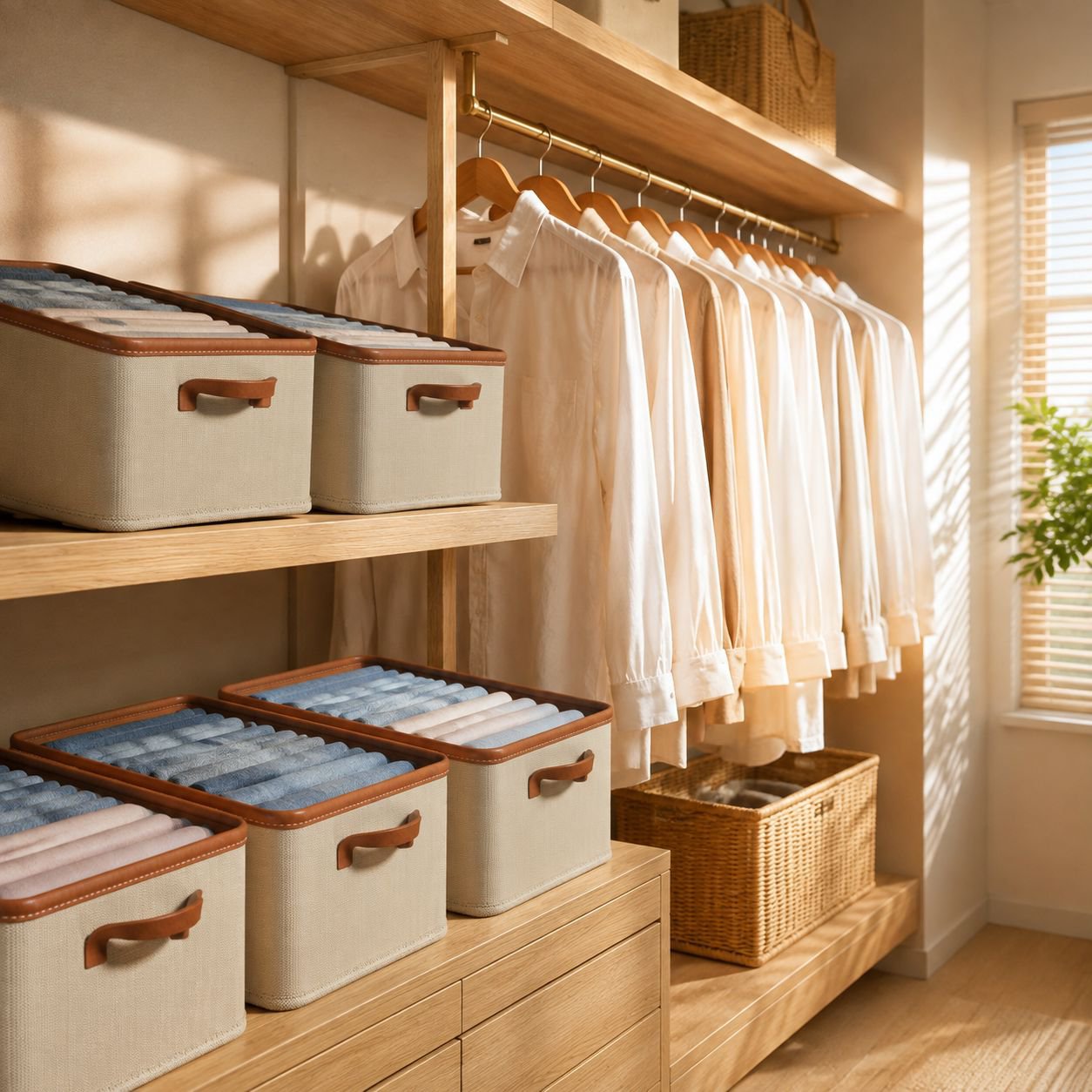 Collapsible Garment Organizer Bin