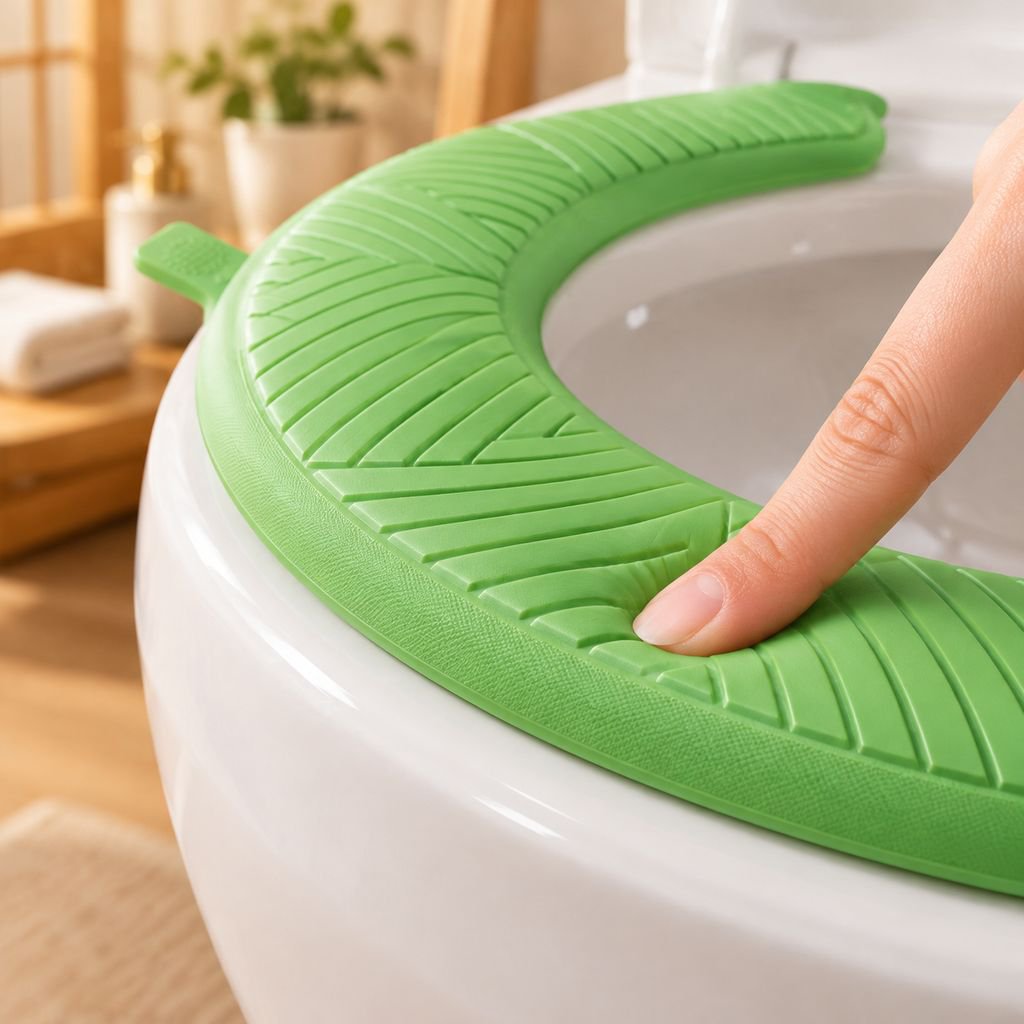 夏用家庭用便座カバー、新型厚手防水便座クッション、オールシーズン使用可能