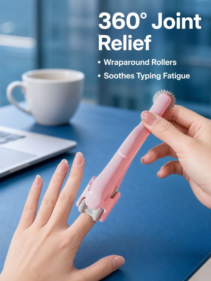 Double Row Roller Finger Massager