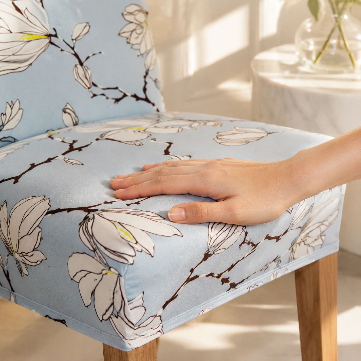 Elastic Chair Cover with Various Prints for Office