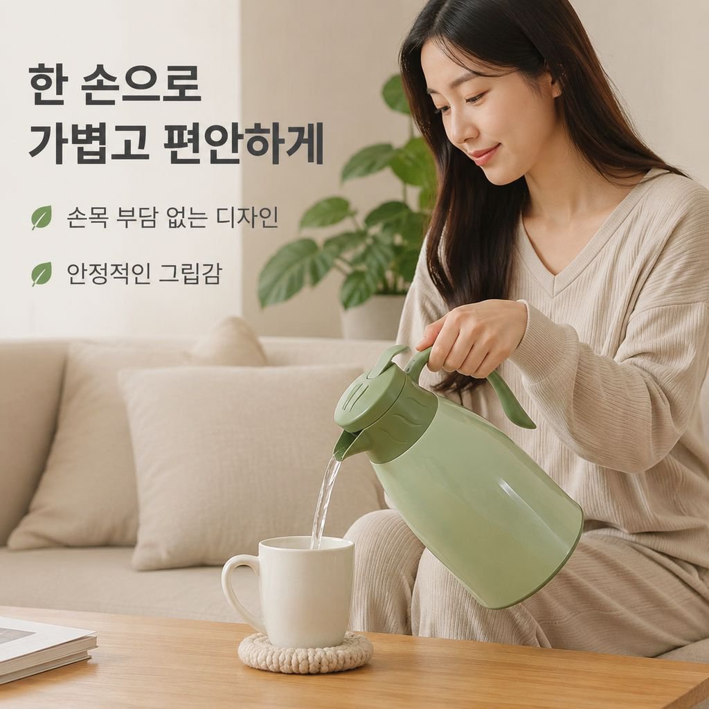 가정용 대용량 보온 물주전자 온수포트