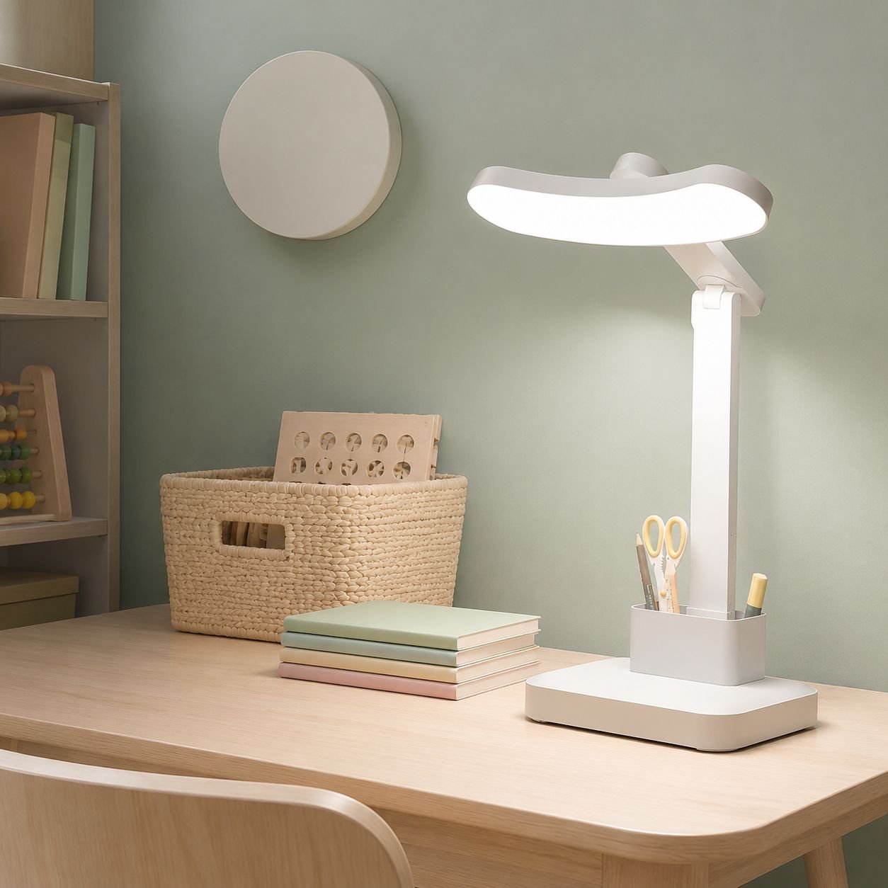 LED Lampe für Schreibtisch im Kinderzimmer