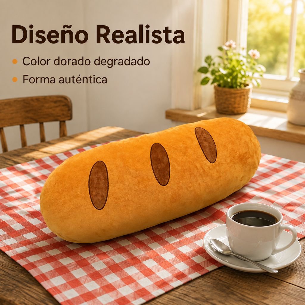 Almohada de baguette simulada