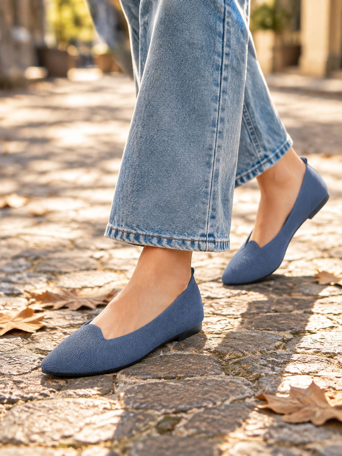 Bequeme flache Schuhe