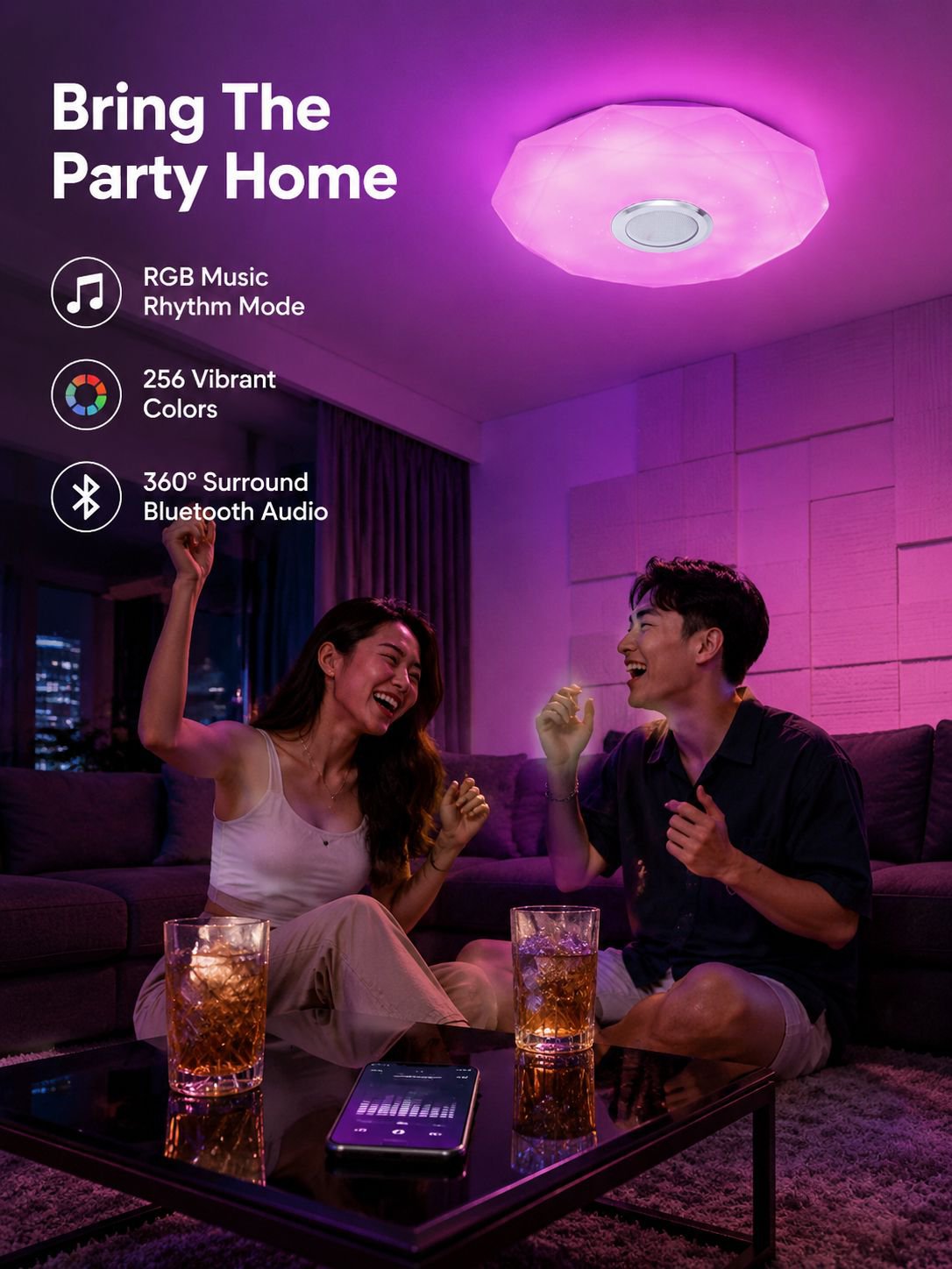 Multifunctional Smart Ceiling Fixture