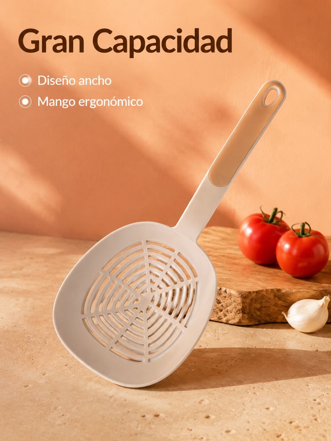 Cuchara escurridora para pasta de cocina