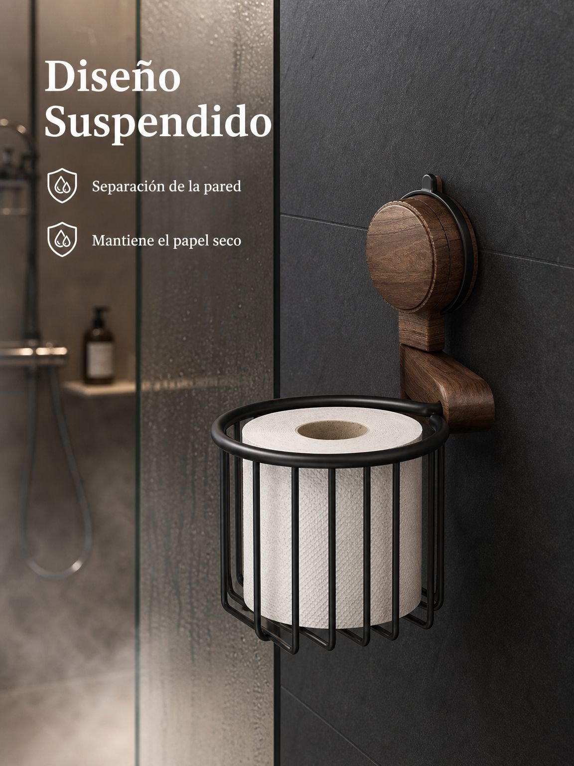 Cesta para guardar papel higiénico