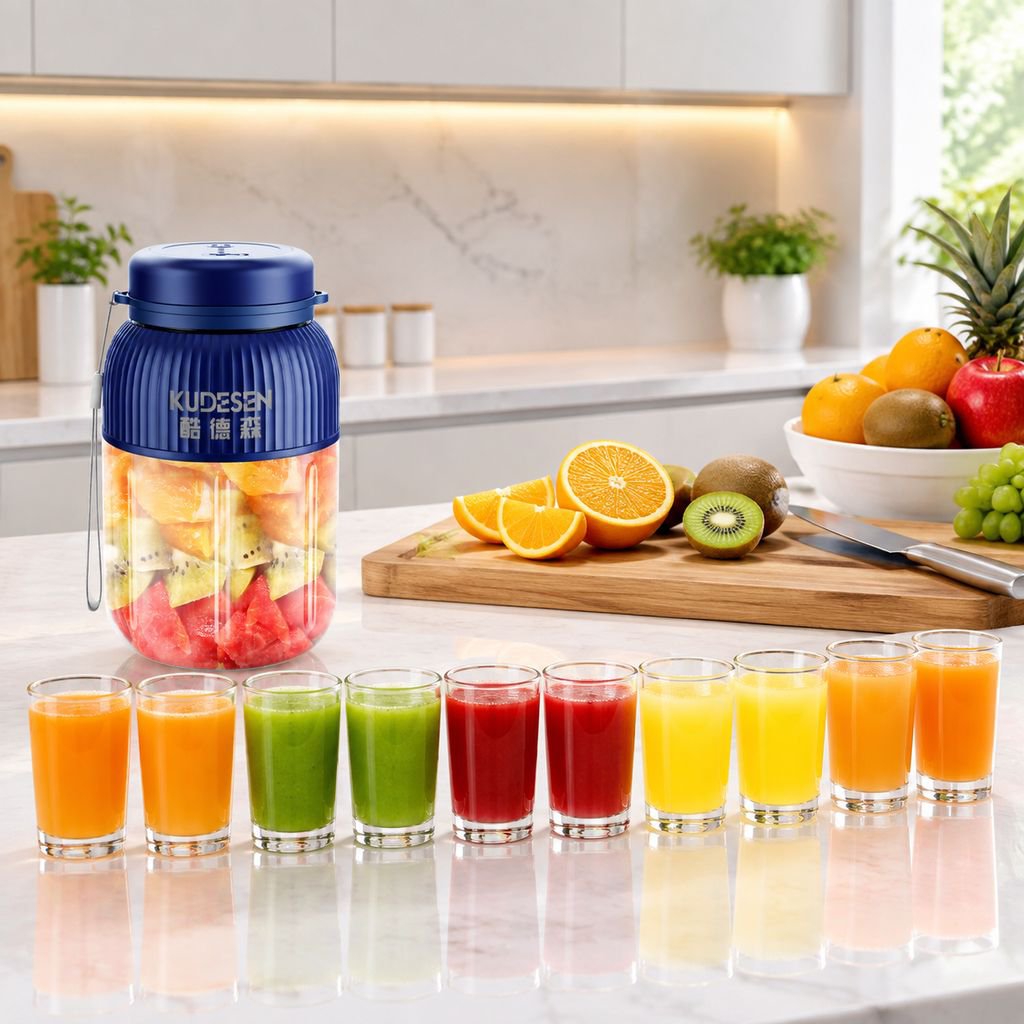 Easy-to-clean detachable juicer cup parts