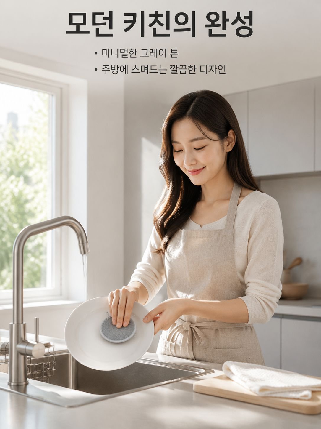 양면 설거지 스펀지