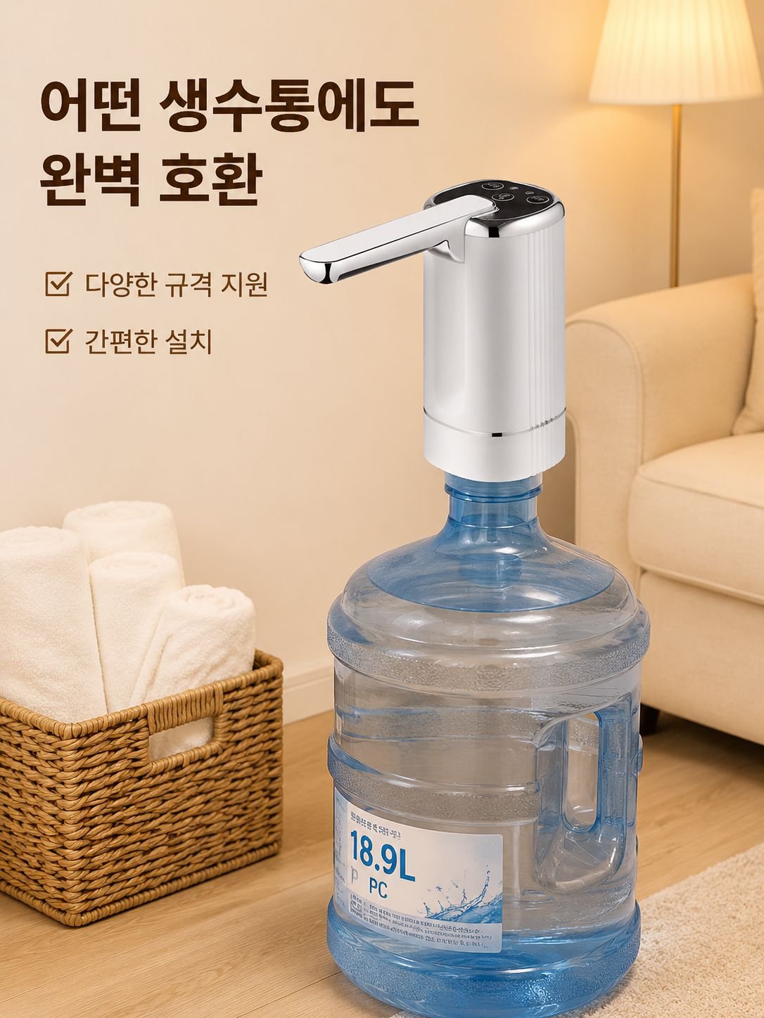 가정용 접이식 전기 워터 펌프