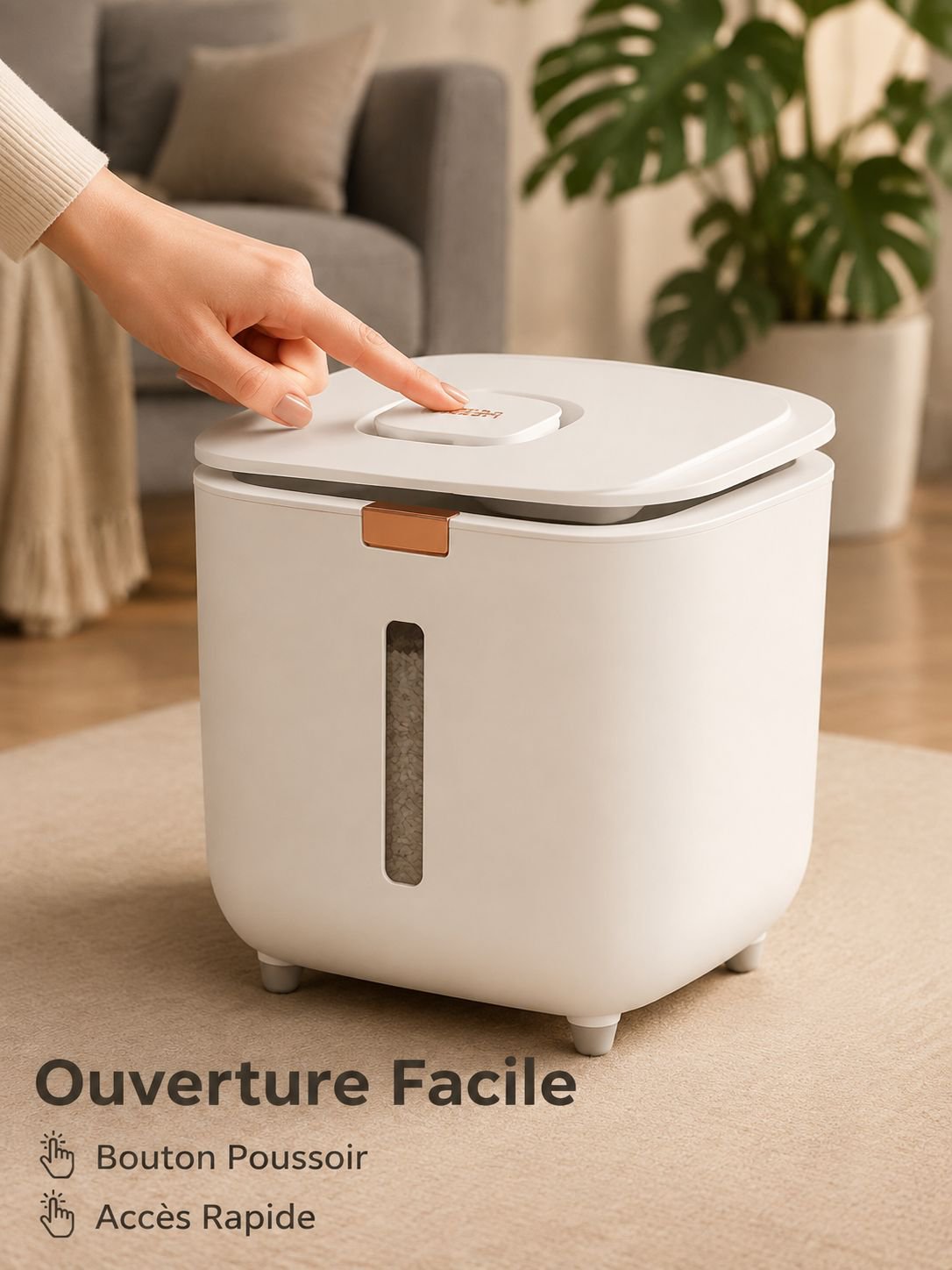 Conteneur hermétique pour aliments pour chiens