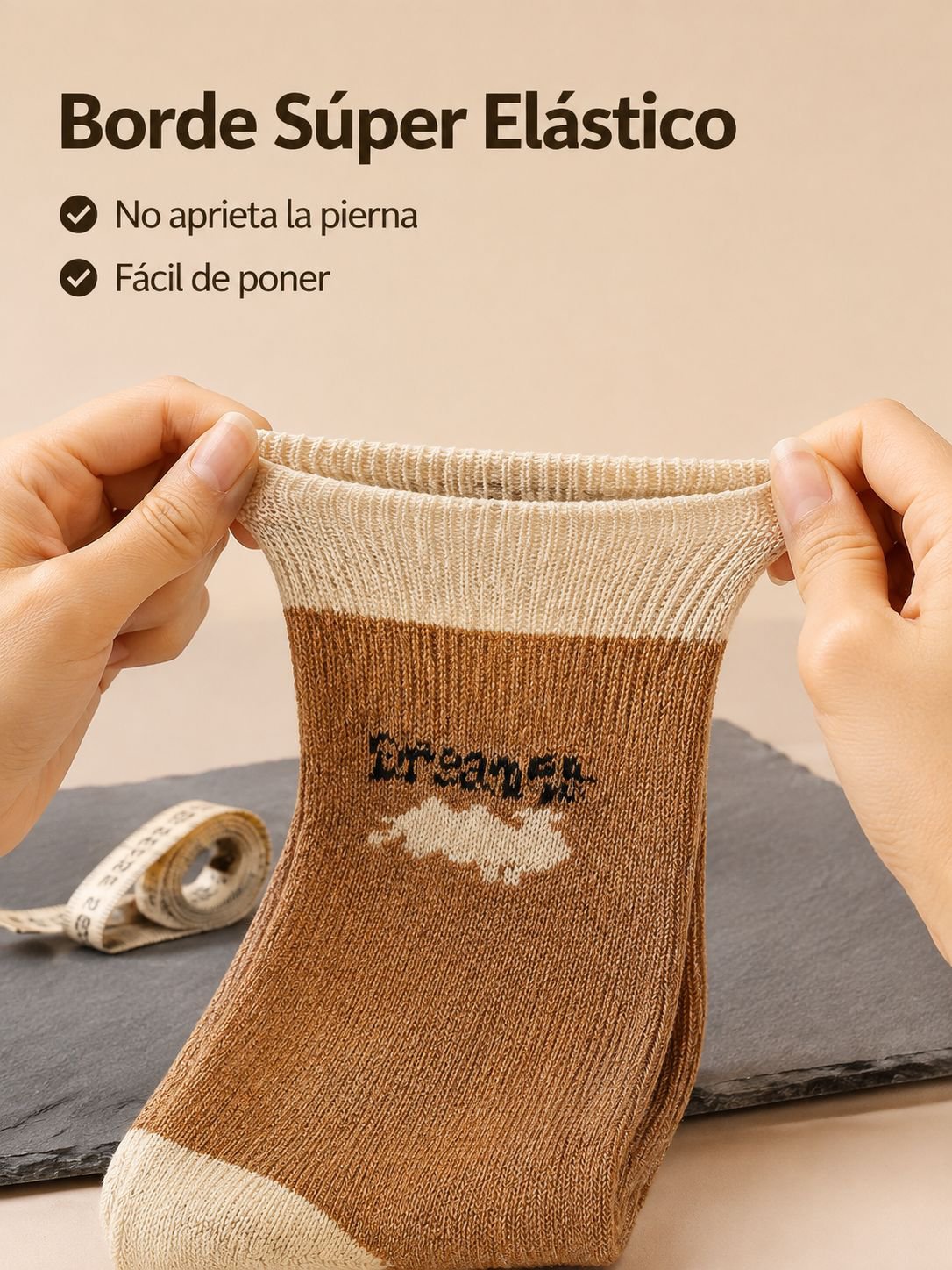 Calcetas de invierno para adultos mayores, hombres y mujeres, medias térmicas de algodón medio tubo