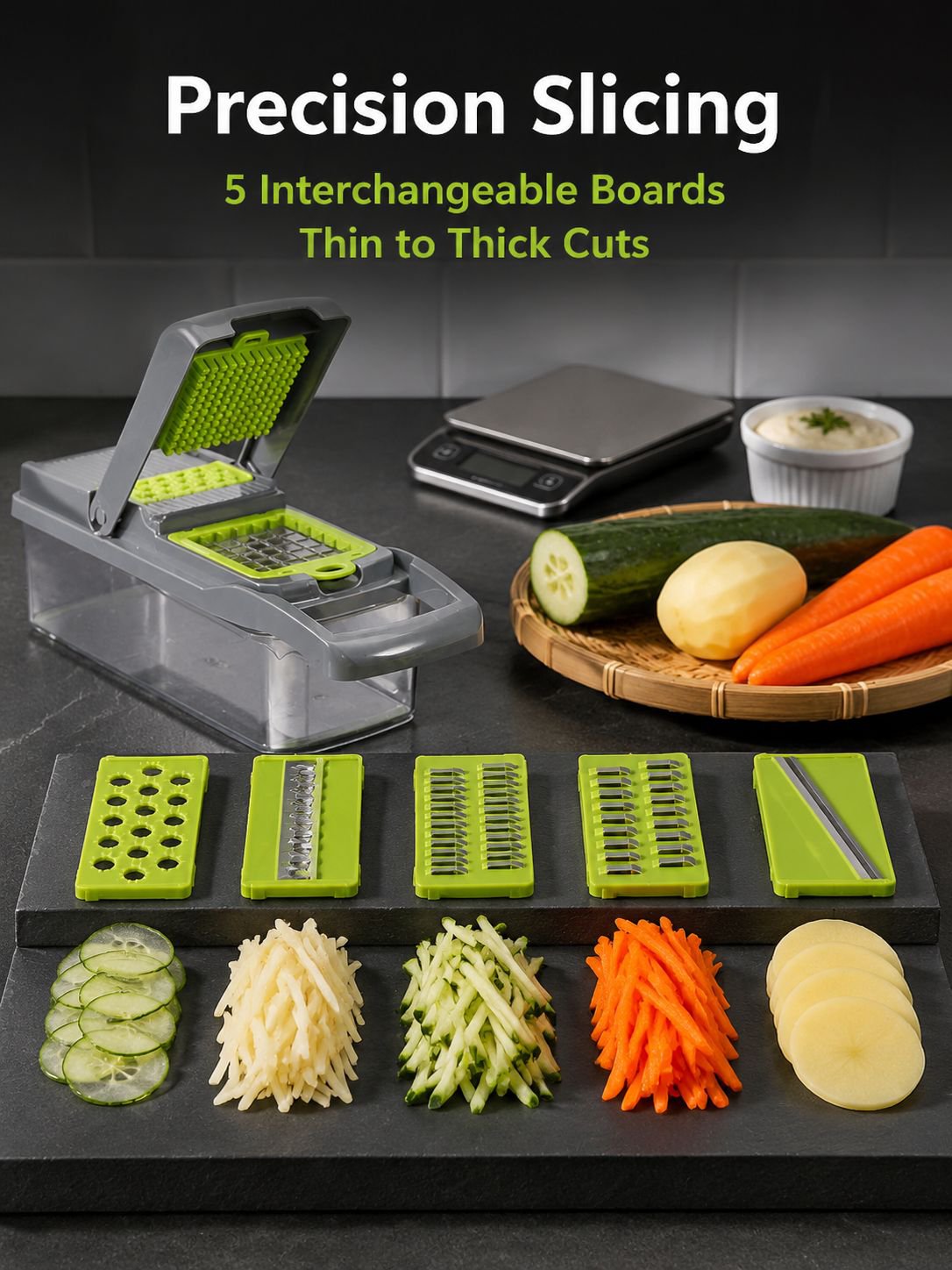 Multi-purpose Vegetable and Fruit Slicer