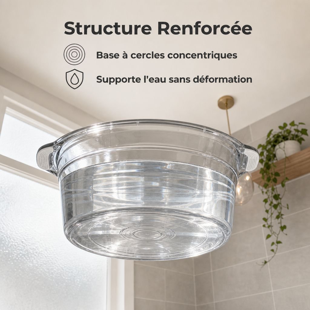 Grand bassin rond pour usage domestique