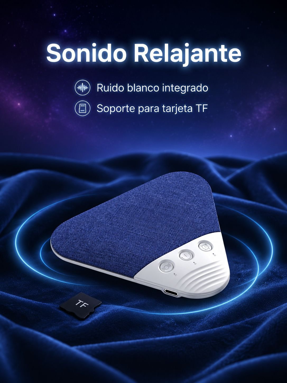 Altavoz Bluetooth para dormir en la mesita de noche