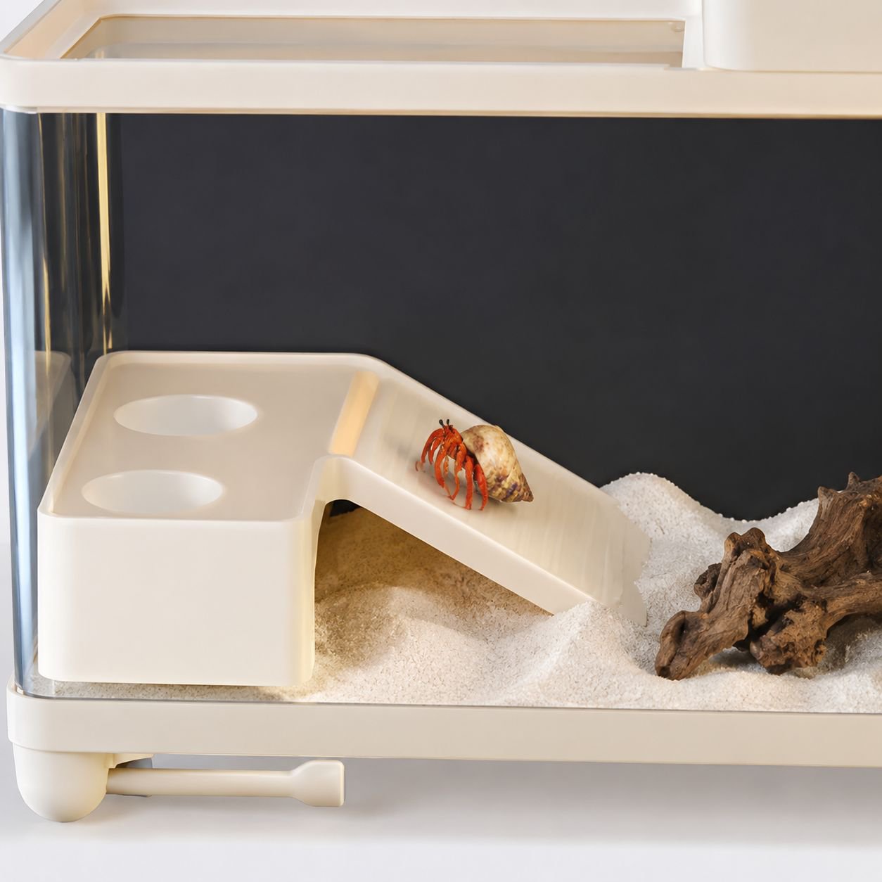 Crab-Specific Ecological Breeding Tank with Climbing Platform