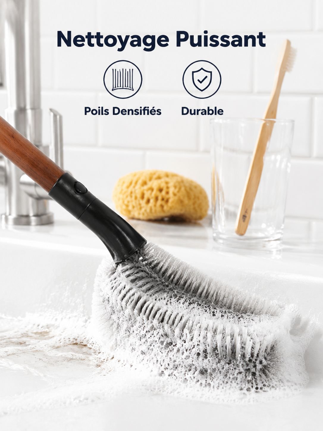 Brosse de nettoyage multifonction