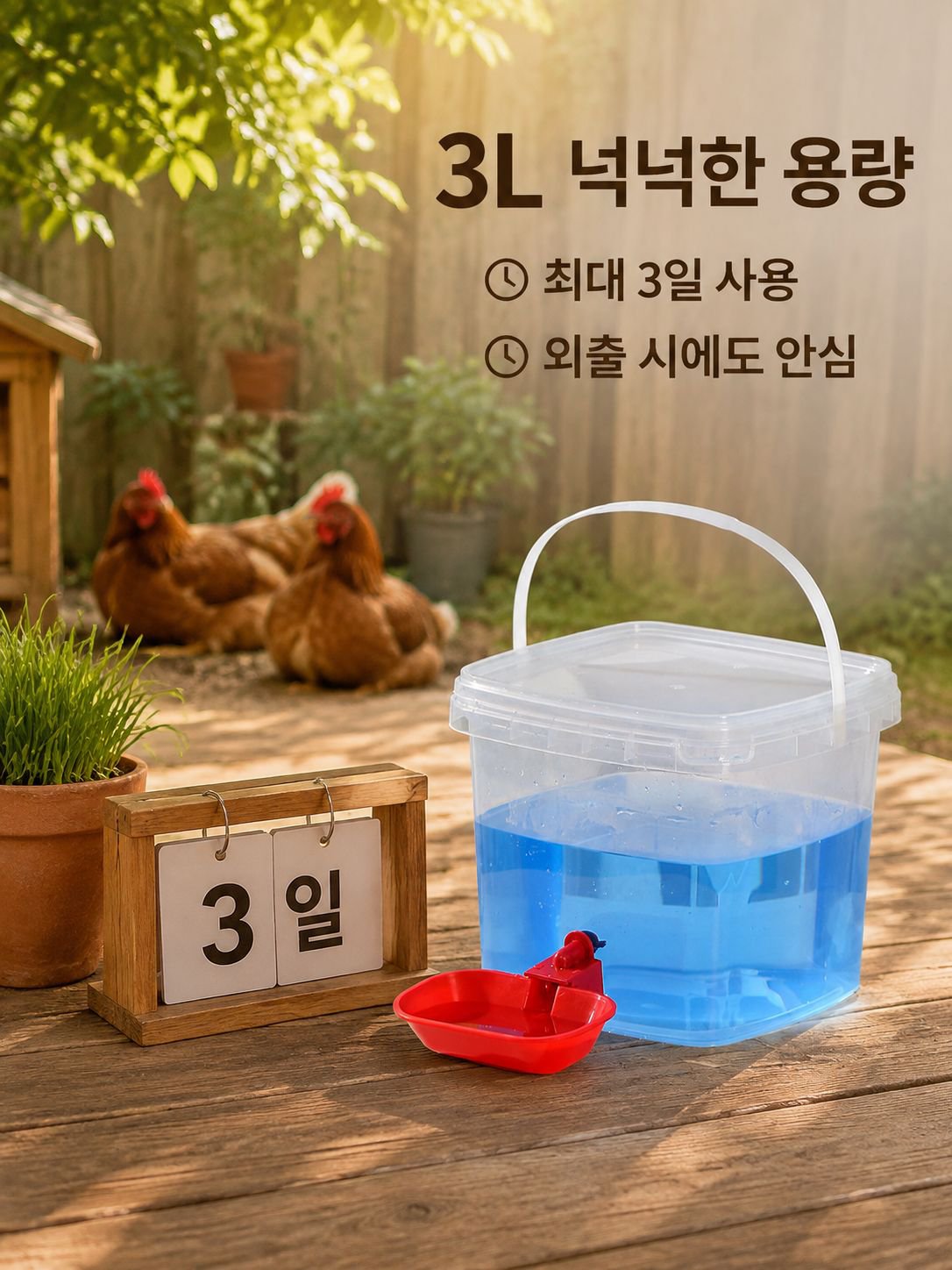 대용량 버킷 자동 가정용 정수기