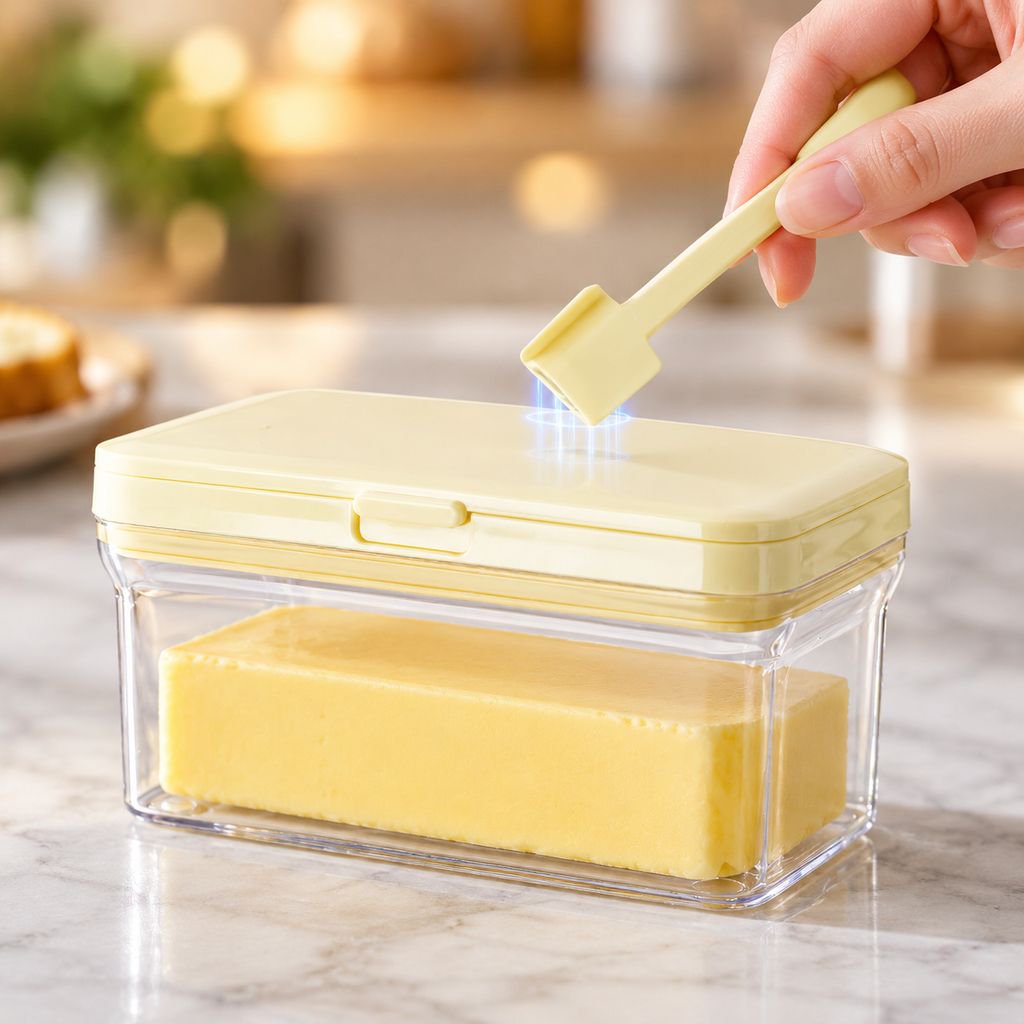 500g Compartment Fresh-Keeping Box for Cream Cheese