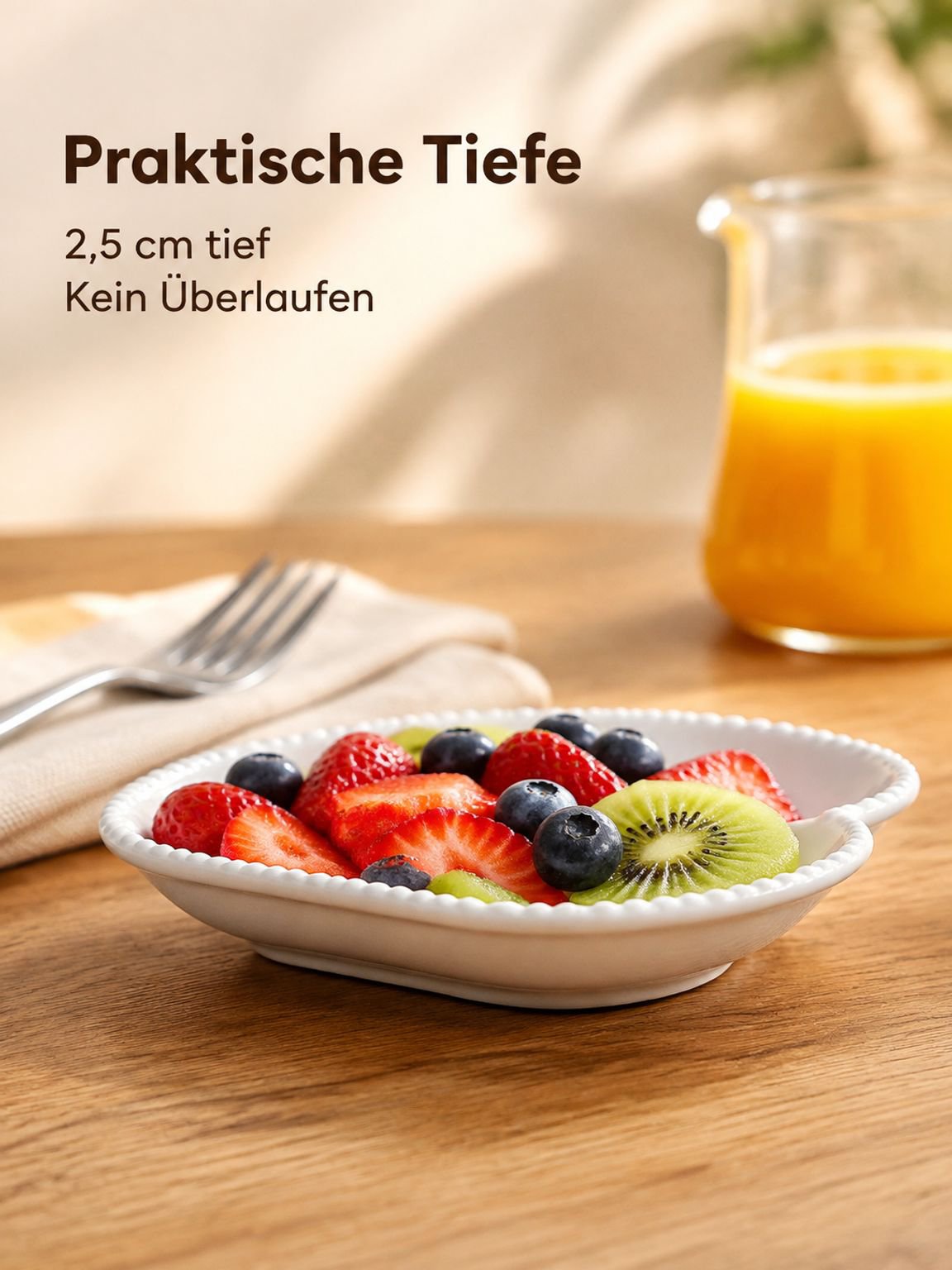 Herzförmige Keramikschale für Zuhause