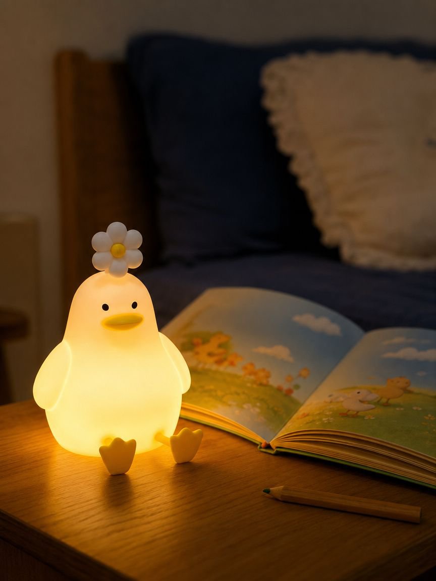Rechargeable touch ambience lamp for kids bedroom