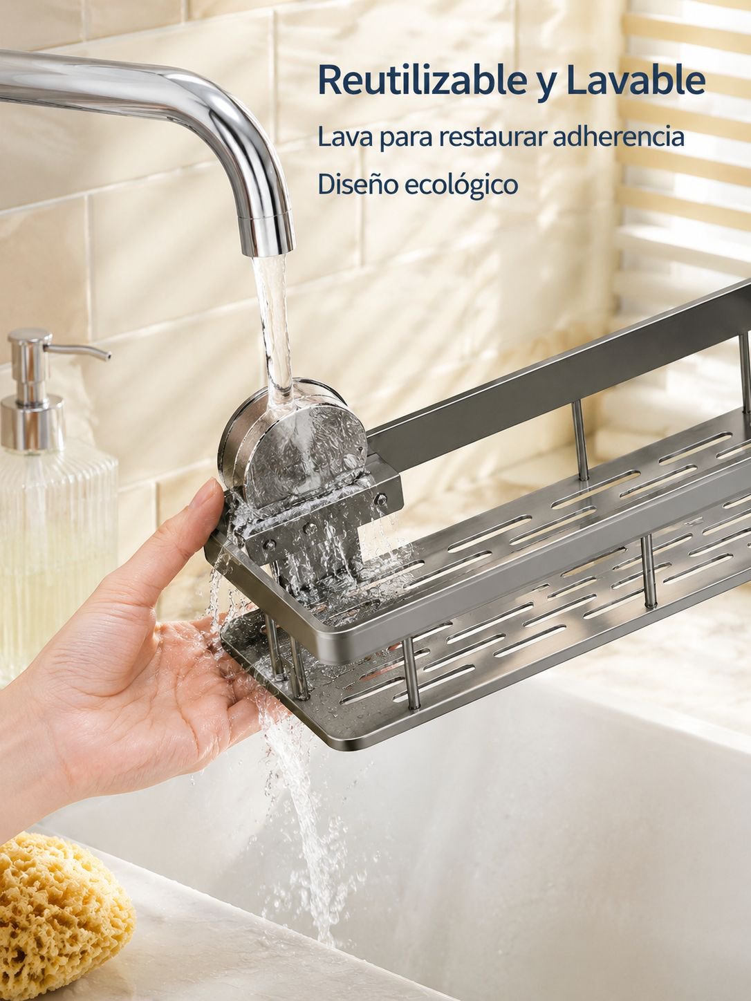 Estantería de cocina compacta para almacenar accesorios