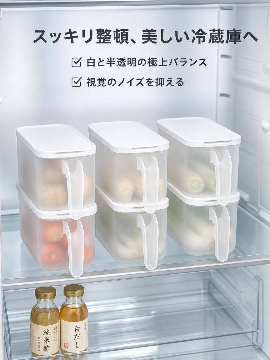 食品グレードの冷蔵庫用保存容器