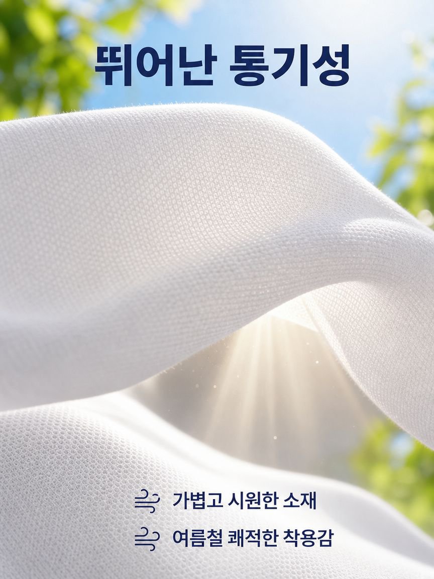 얇은 남성 칼라 반팔 티셔츠 여름 이너 남자 상의