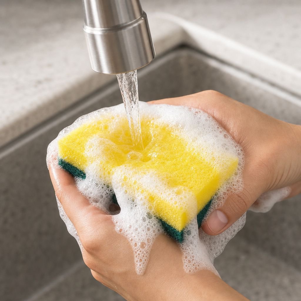 Powerful Decontamination Dishwashing Sponge Cloth