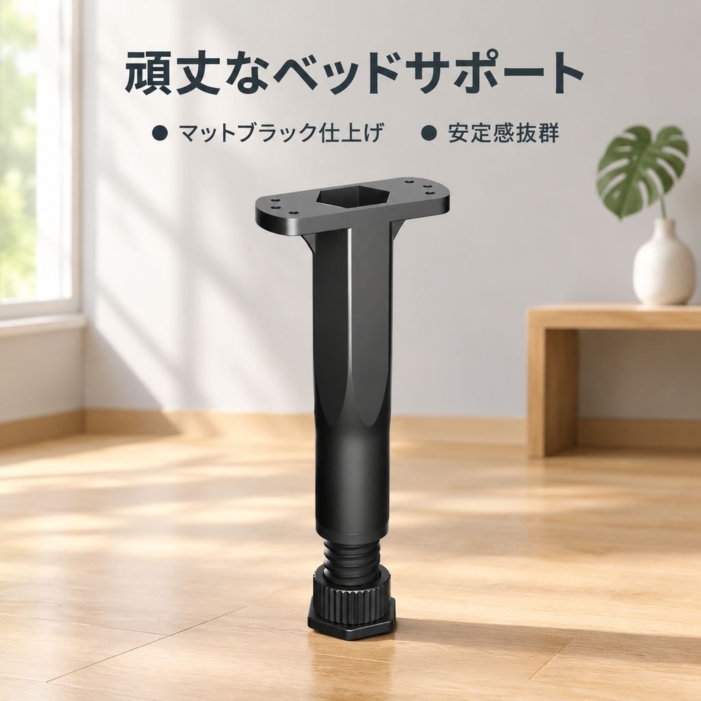ベッド支柱 強化型ベッドサポートフレーム 安定耐久
