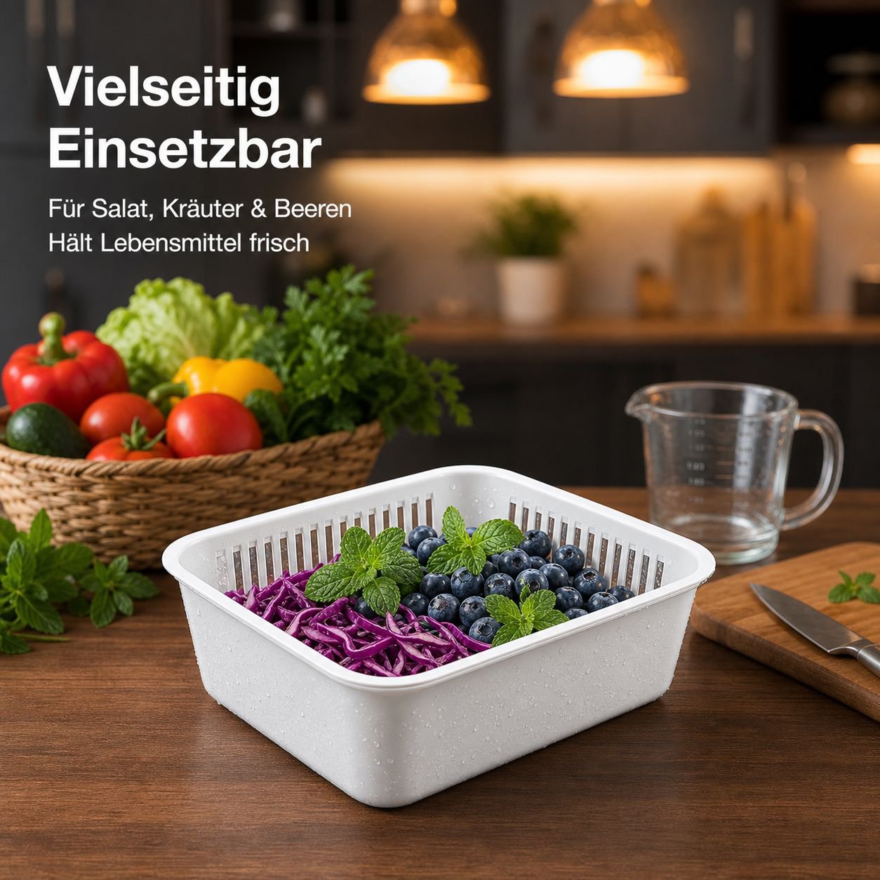 Doppelstöckiger Küchen-Salatschleuder für den Hausgebrauch