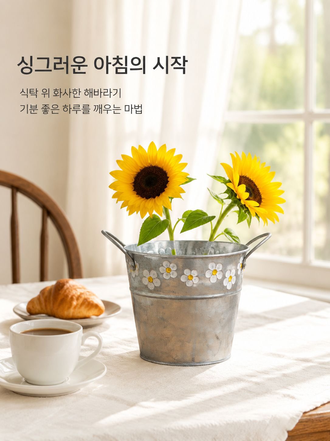 단조 철제 꽃병