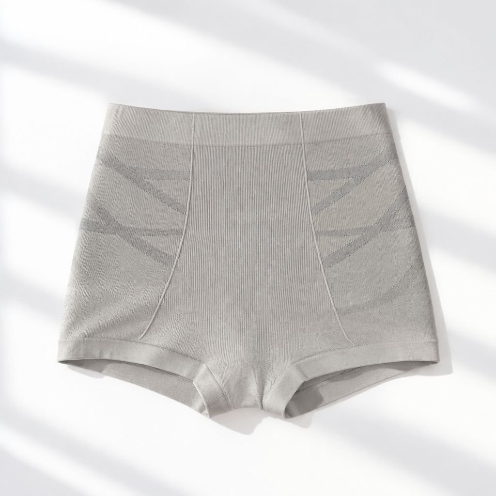 뱃살 고민 해결~ 신상 블랙 밴드 하이웨이스트 여성 속옷, 복부 보정, 힙업, 순면 여성 삼각팬티
