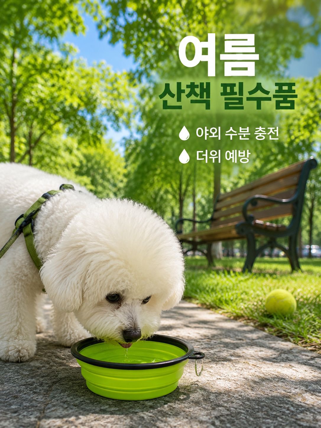 펫 접이식 실리콘 그릇
