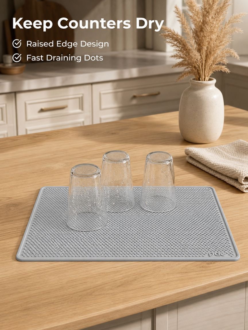 Household Non-slip Draining Heat-resistant Leak-proof Storage Mat