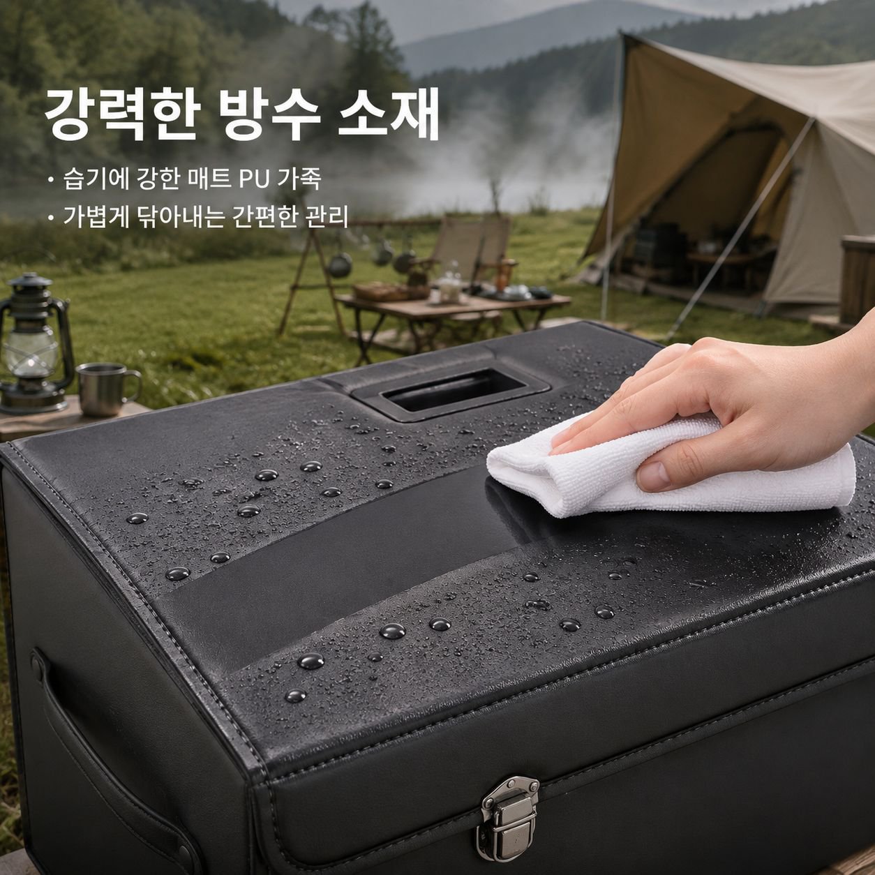 대용량 접이식 차량용 수납함