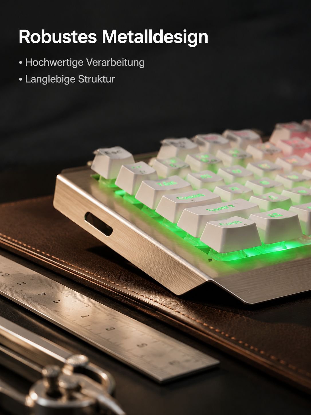 Fabrik-Direktverkauf Jingdi V1 mechanische Tastatur und Maus-Set, Notebook-Desktop, kabelgebundene G