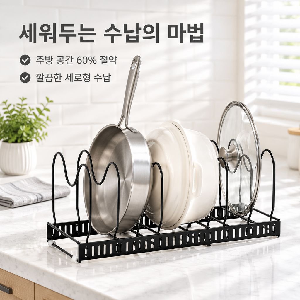 주방 그릇·접시·냄비뚜껑 수납대