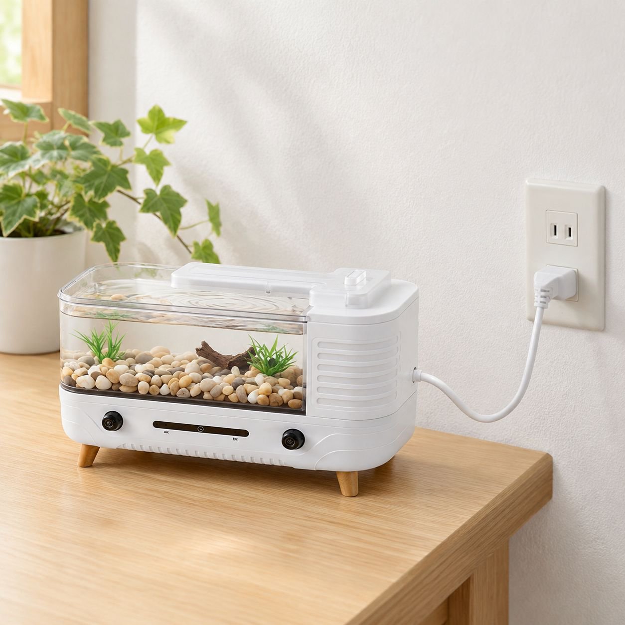 加湿器の操作ボタンと機能説明