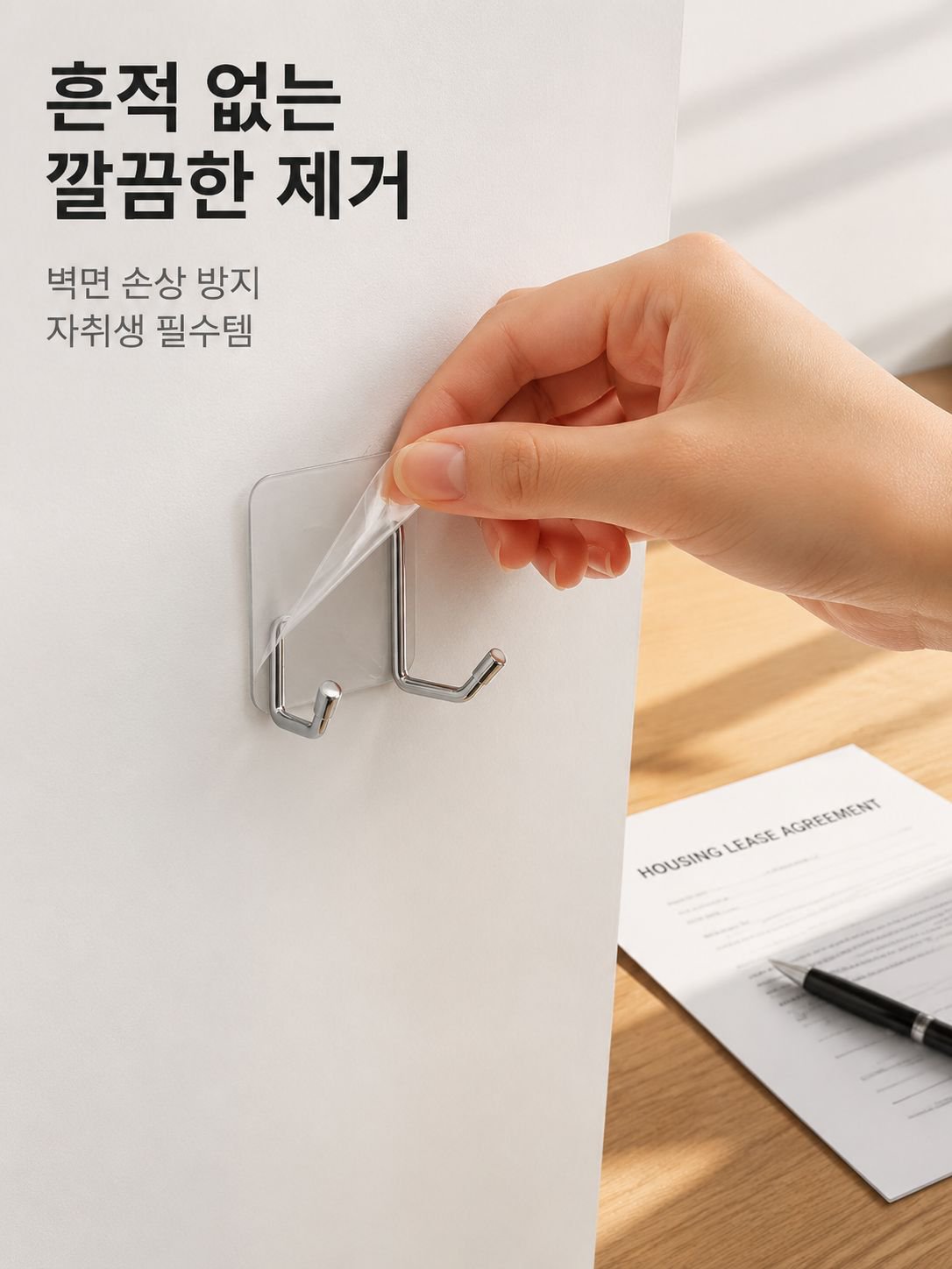 못 필요 없는 무흔적 스티커 훅