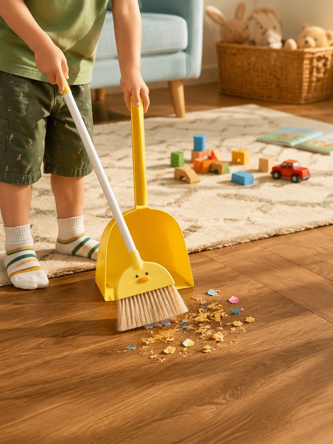 Trapeador de juguete para el desarrollo infantil