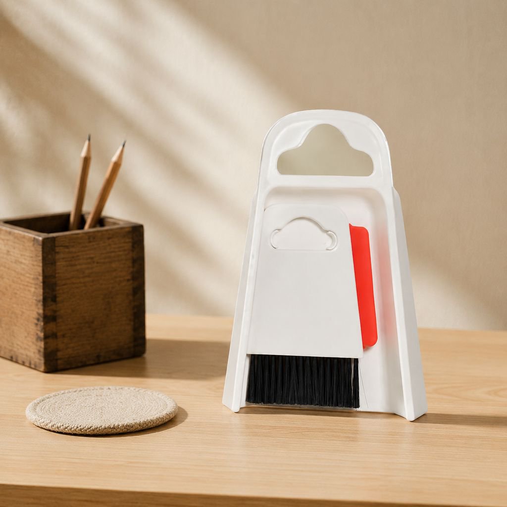 Mini Desktop Broom and Dustpan Set