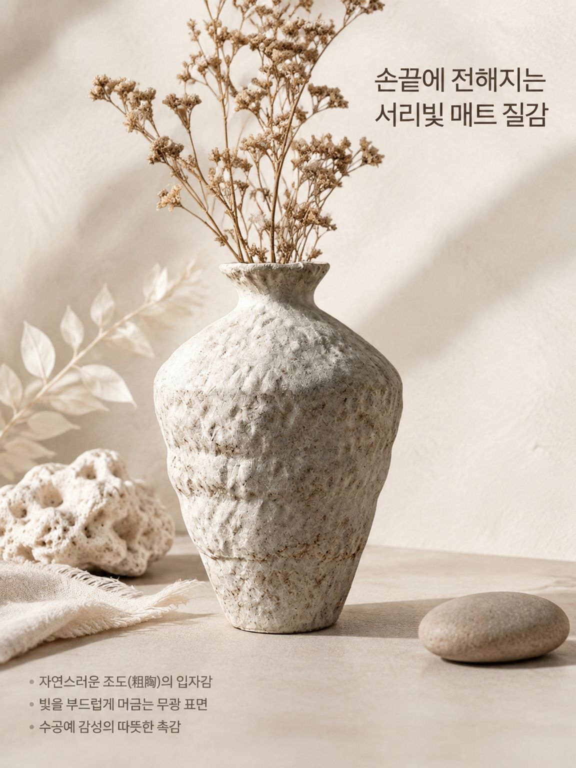 거실 인테리어에 어울리는 빈티지 화병