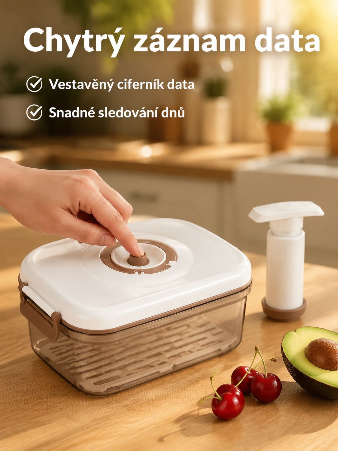 Vakuová nádoba na skladování potravin